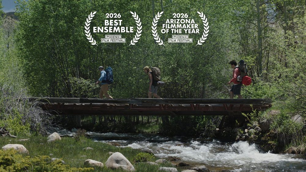 Three friends crossing a river bridge — The Only Way Out Is Through
